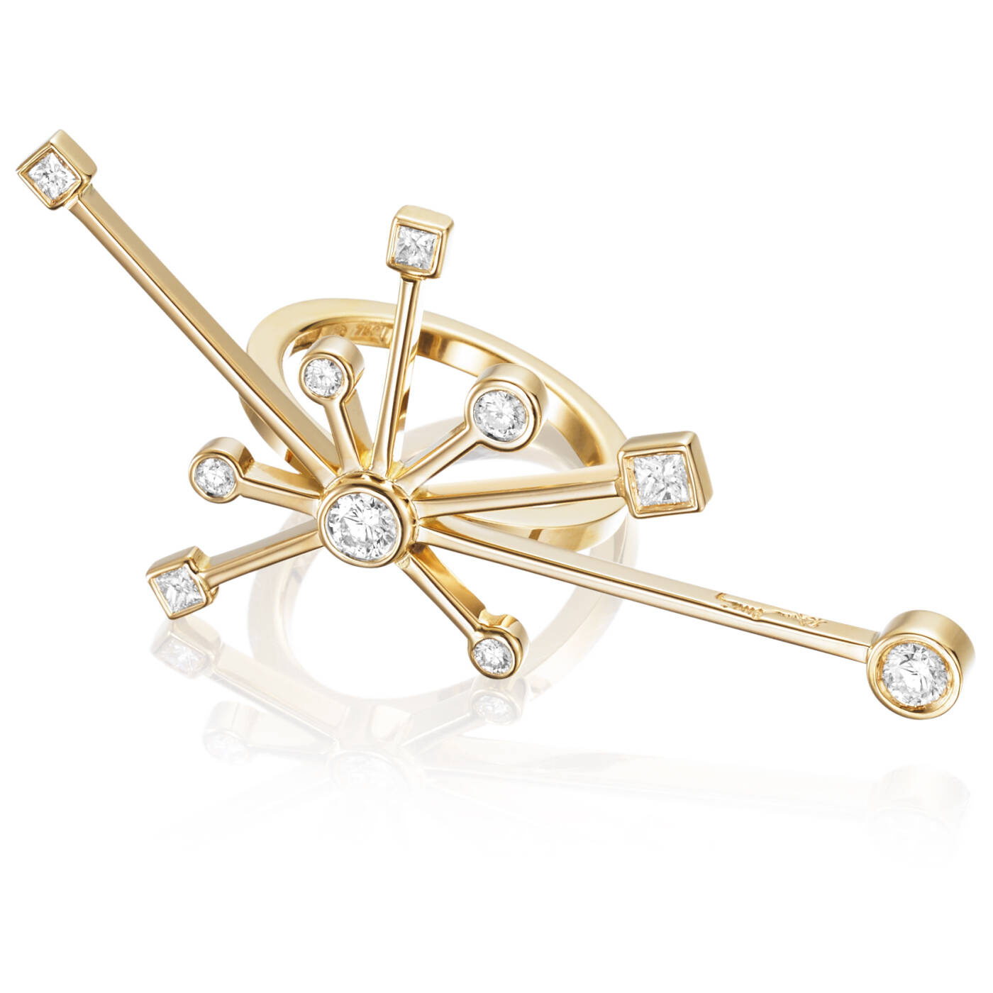 Kaboom & Stars Ring goud