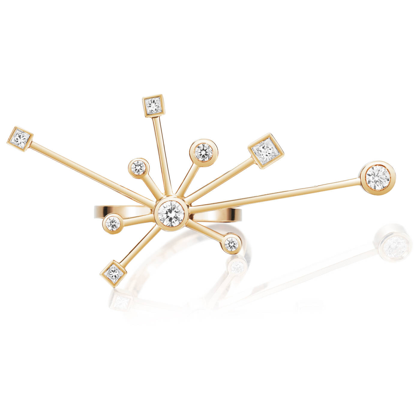 Kaboom & Stars Ring goud