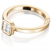4 Love 0.20 ct diamant Ring goud