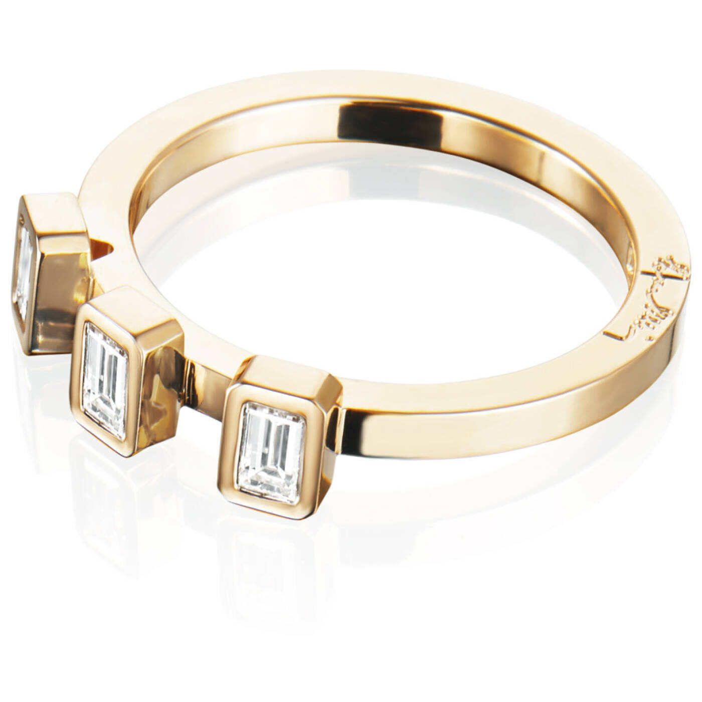 Baguette Wedding 0.30 ct diamant Ring goud