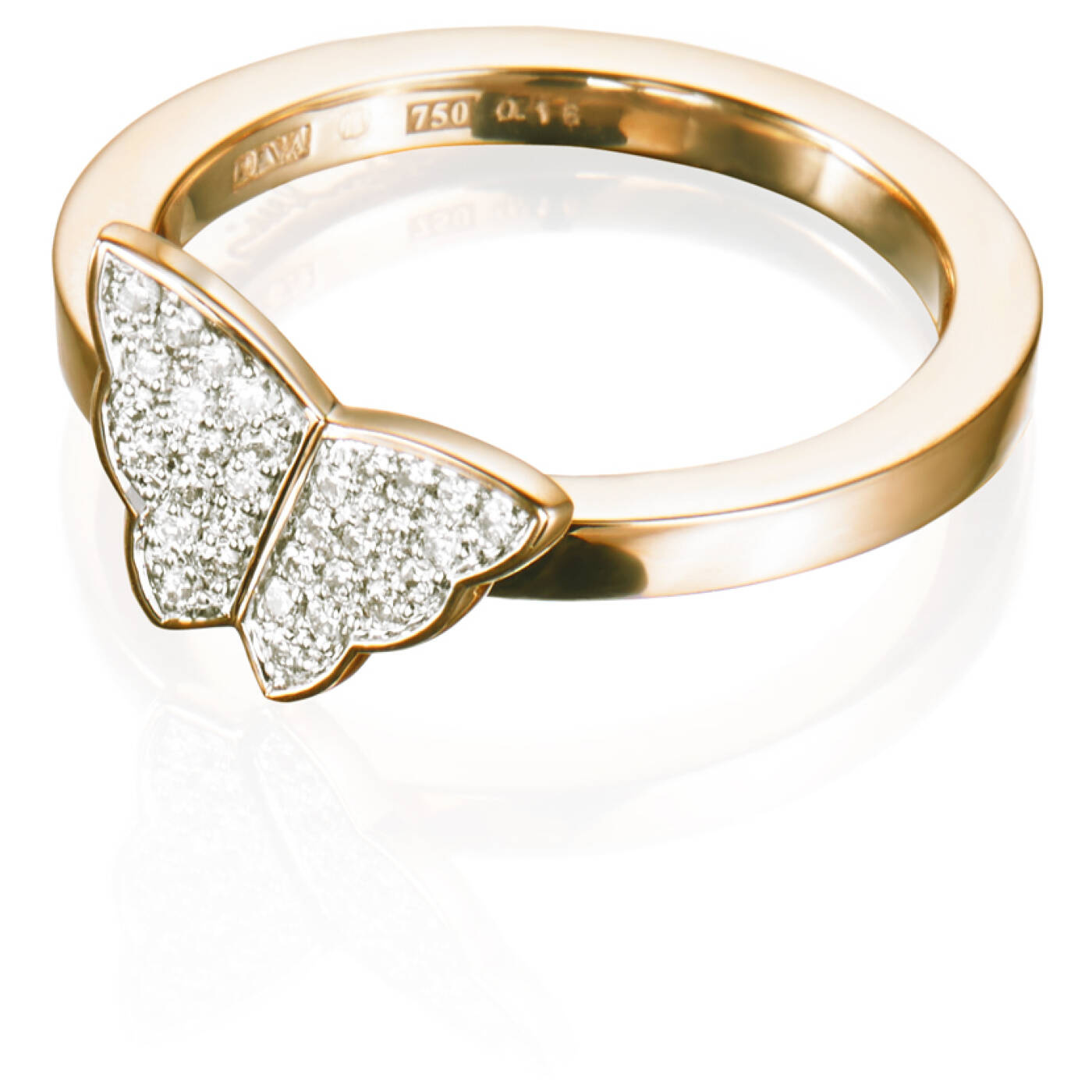 Little Miss Butterfly & Stars Ring goud