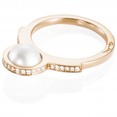 Day Pearl & Stars Ring goud