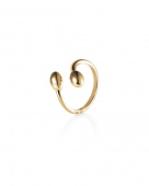 Love Bead Twin Ring Gold Love Bead Twin Ring Gold