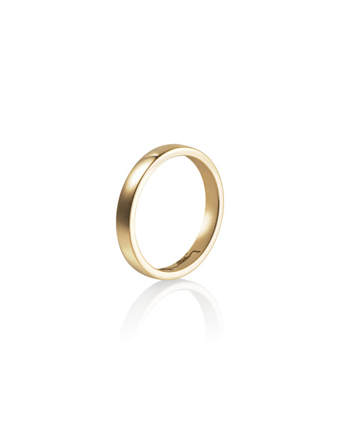 Half Round Thin Ring Gold