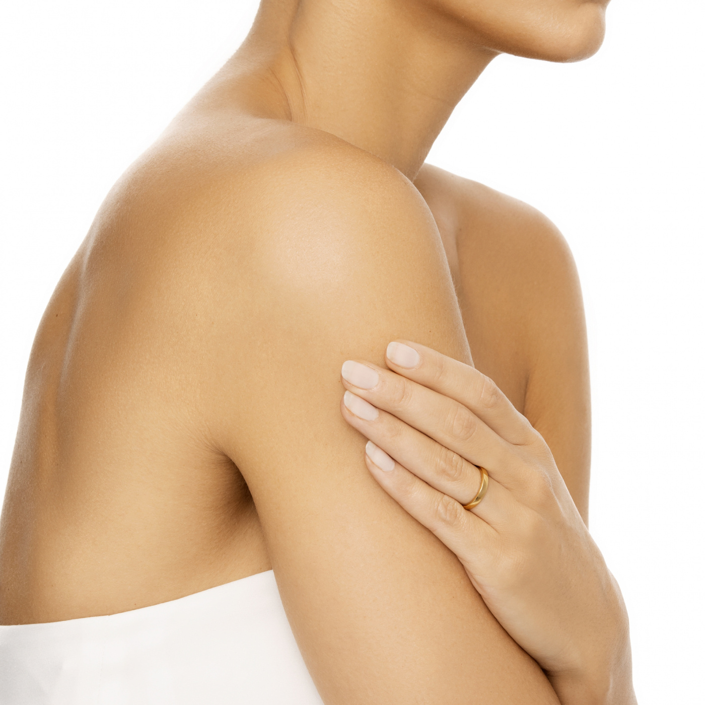 Half Round Thin Ring Gold