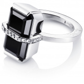 Bend Over - Onyx Ring Witgoud