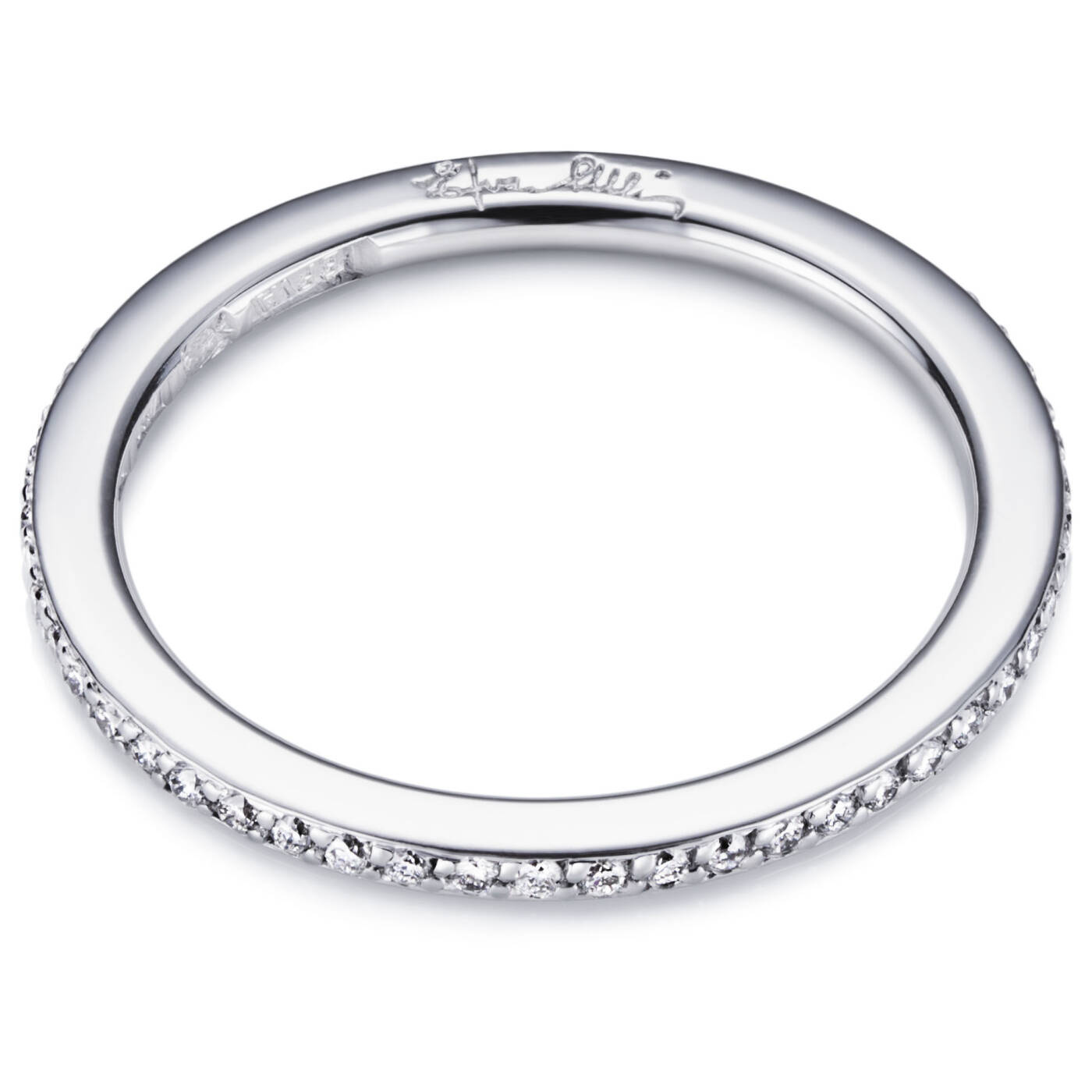 Love Bead & Stars Band Ring Witgoud