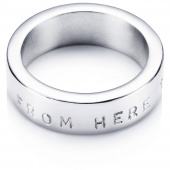 From Here To Eternity Stamped Ring Witgoud