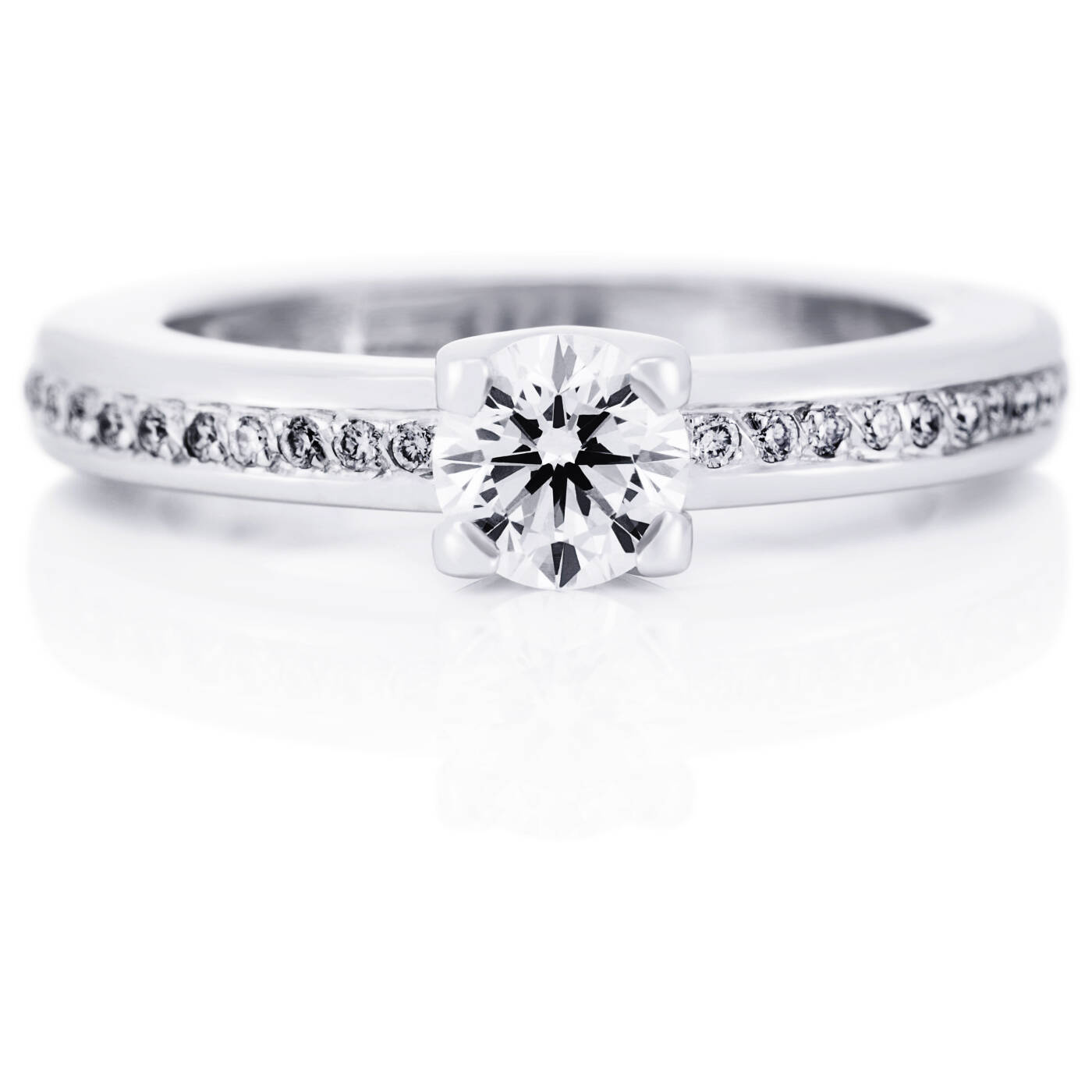 Heart To Heart 0.50 ct diamant Ring Witgoud