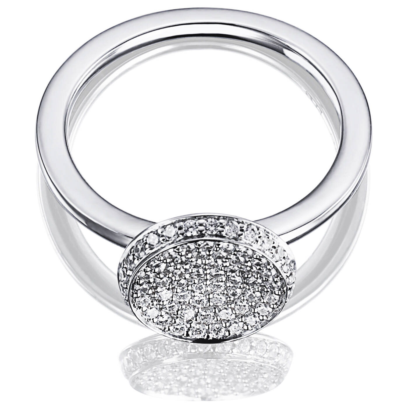 Love Bowl Ring Witgoud