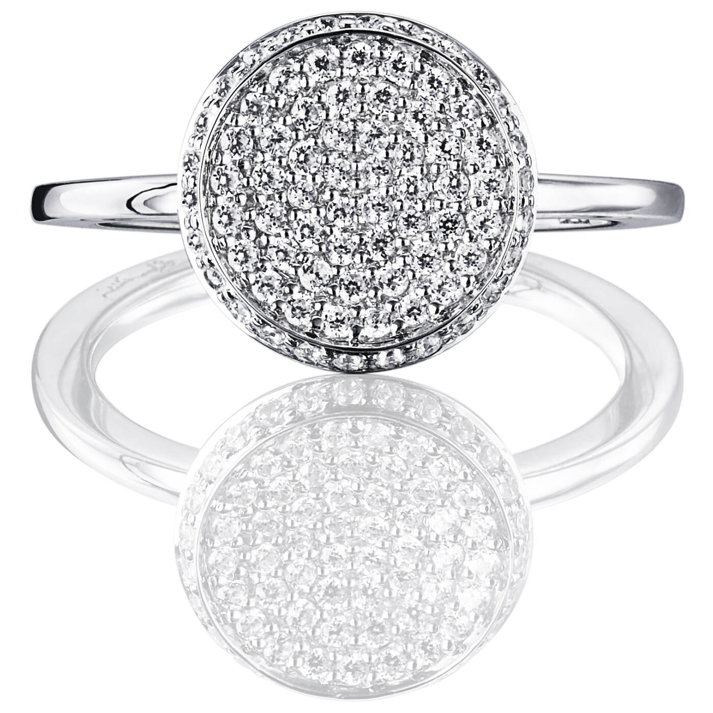 Love Bowl Ring Witgoud