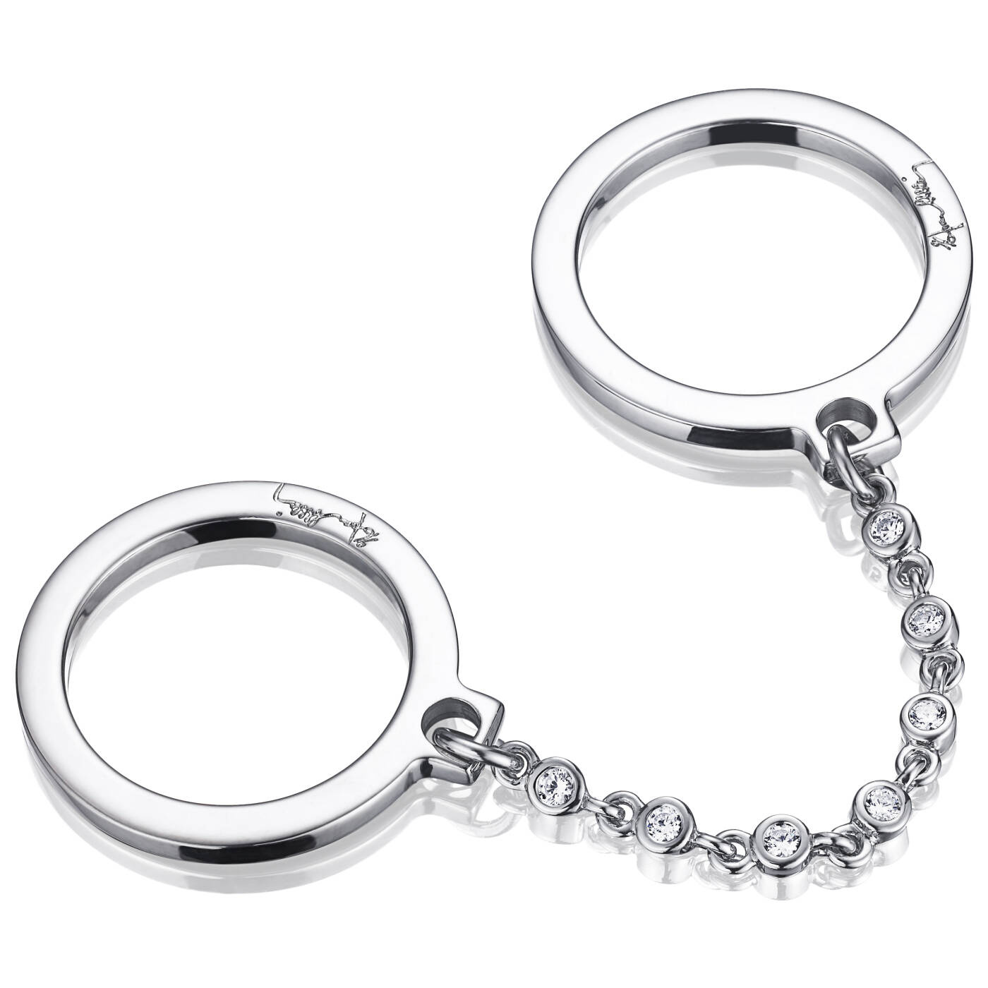 Passion Cuffs & Stars Ring Witgoud