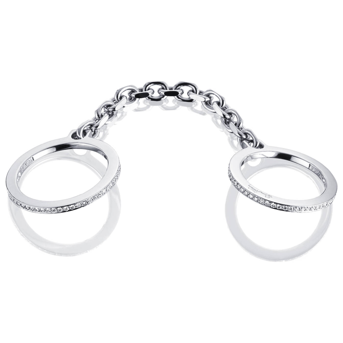 Passion Cuffs & Stars Ring Witgoud