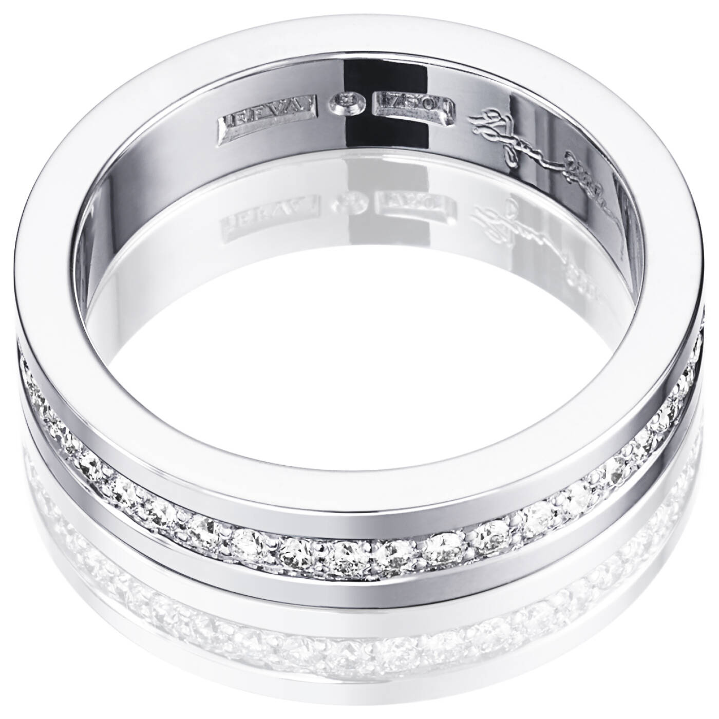 4½ & Stars Ring Witgoud