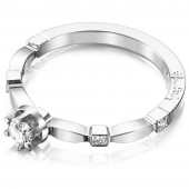 Forget Me Not Star Ring Witgoud