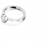 The Wedding Thin 0.40 ct diamant Ring Witgoud
