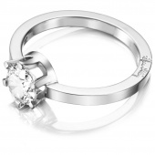 Crown Wedding 1.0 ct diamant Ring Witgoud