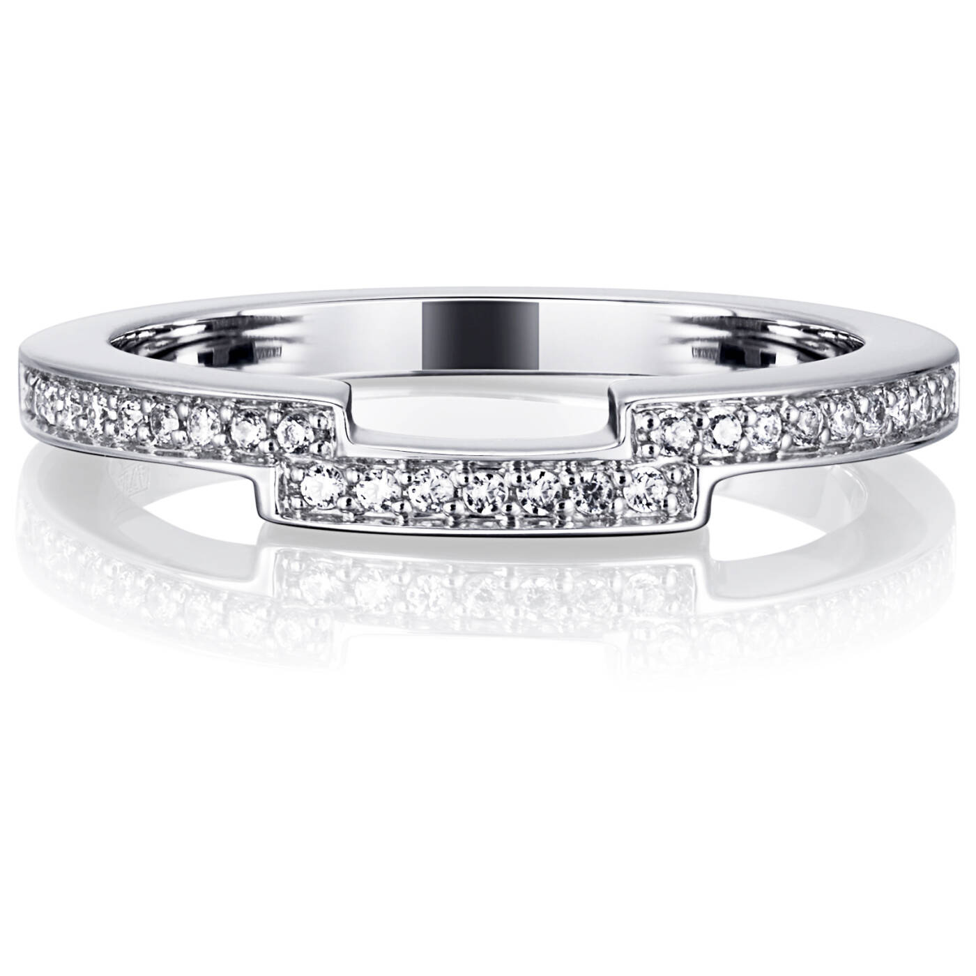 Deco Thin Ring Witgoud