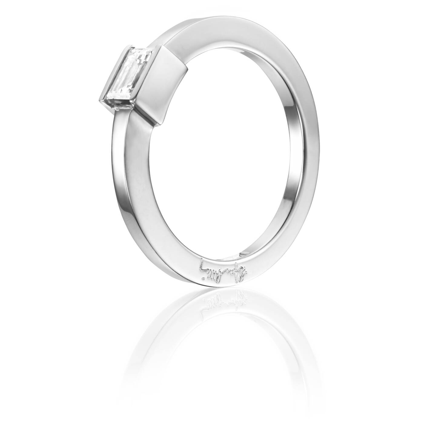 Deco Wedding Ring Witgoud