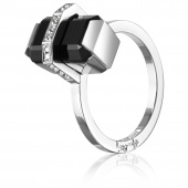 Little Bend Over - Onyx Ring Witgoud