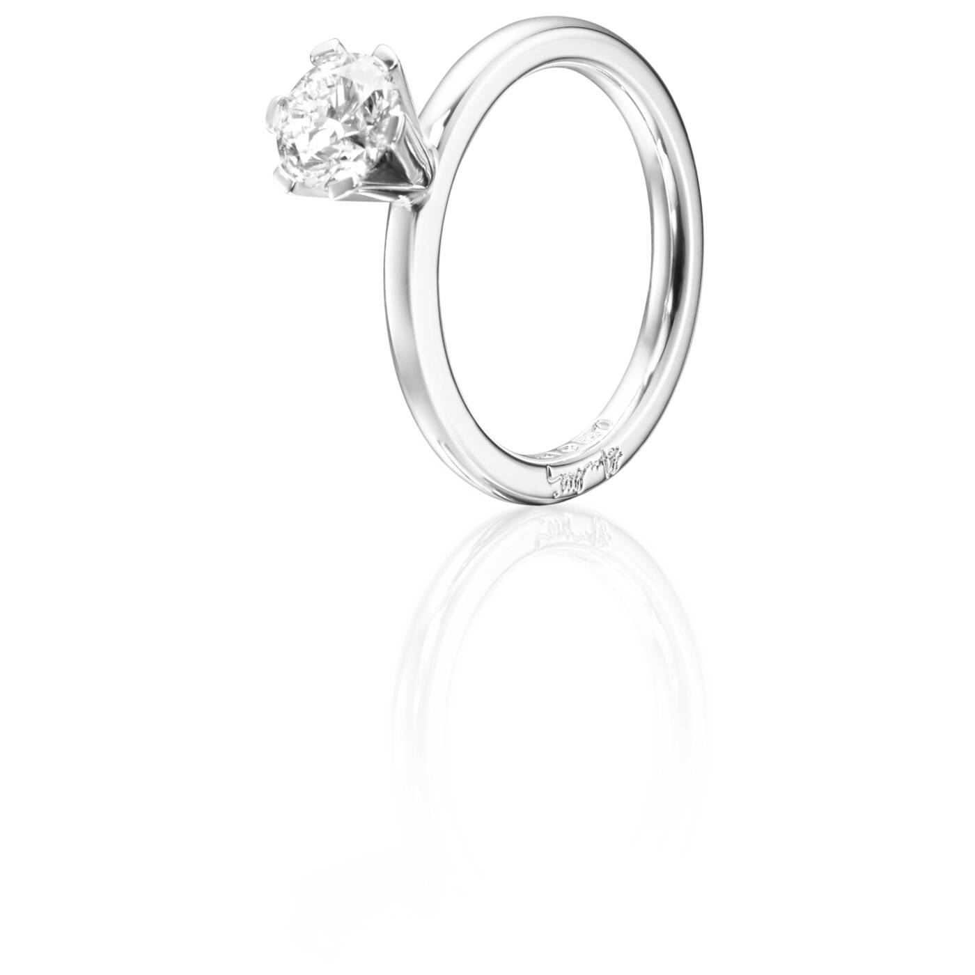 High On Love 1.0 ct diamant Ring Witgoud