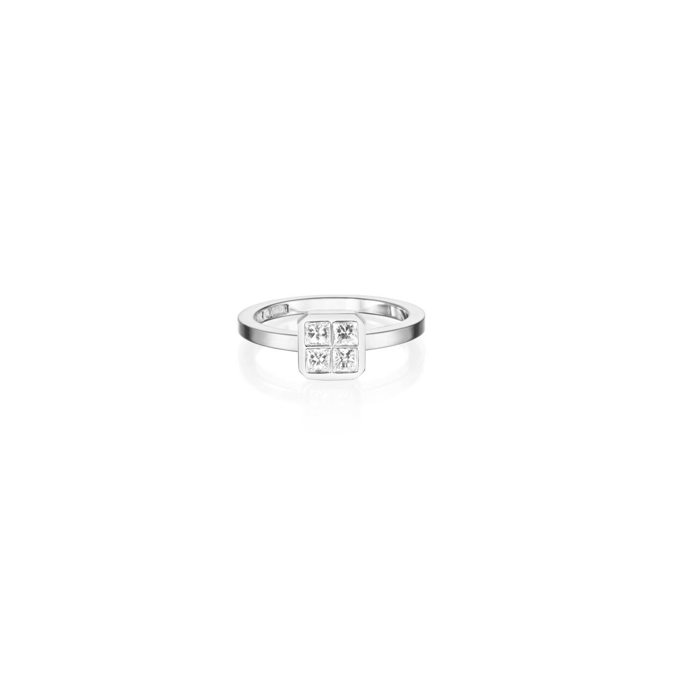 4 Love 0.40 ct diamant Ring Witgoud