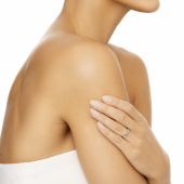 Half Round Thin Ring White gold Half Round Thin Ring White gold