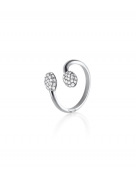 Love Bead & Stars Twin Ring White gold Love Bead & Stars Twin Ring White gold