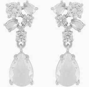 River small pendant earrings