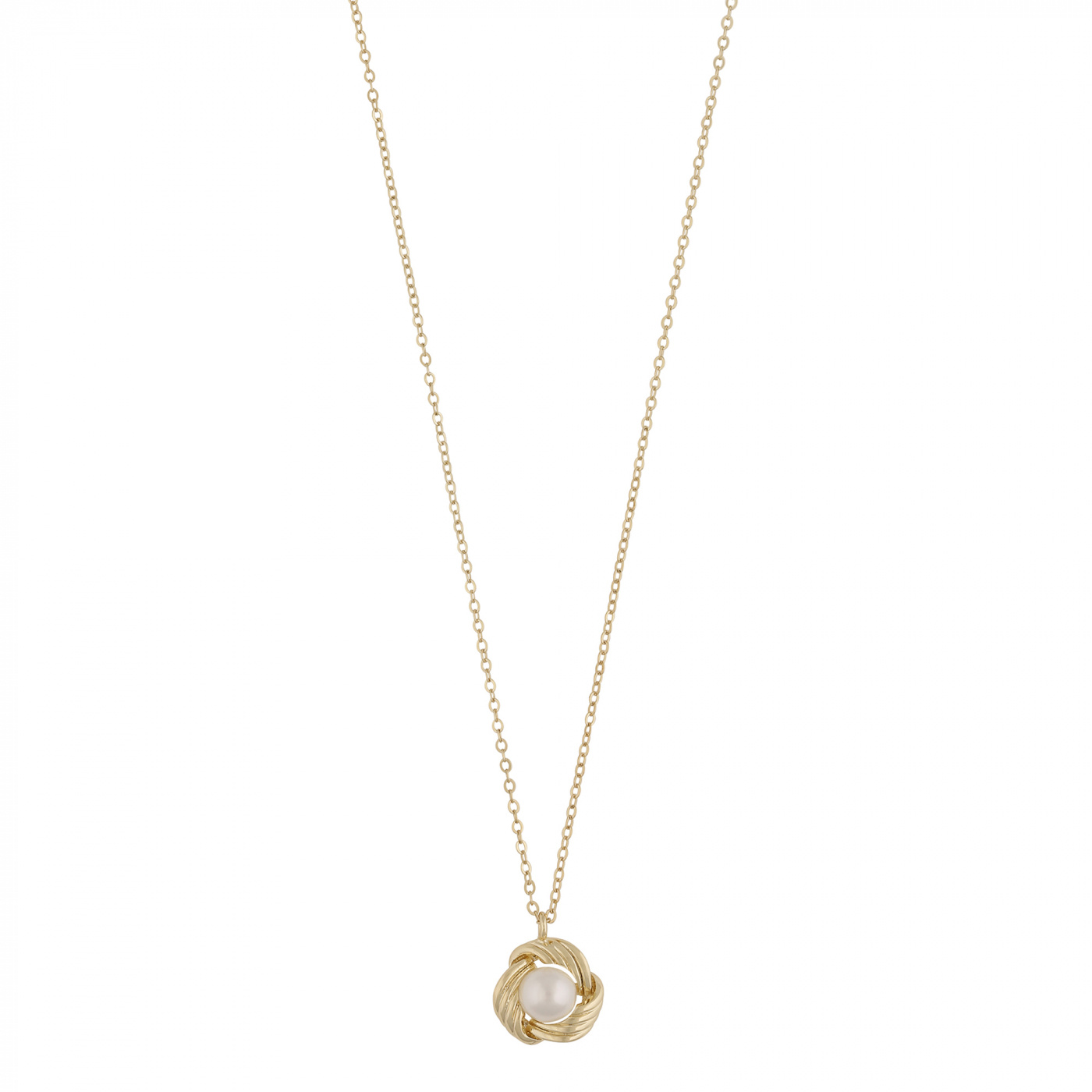 Soap pearl knot pendant neck 45