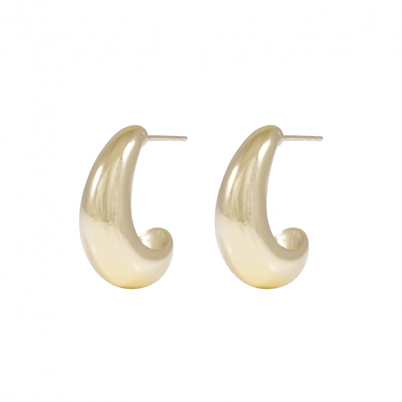 Honey drop oval Earring Gold