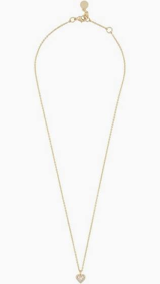 Nisi heart pendant Necklace Gold