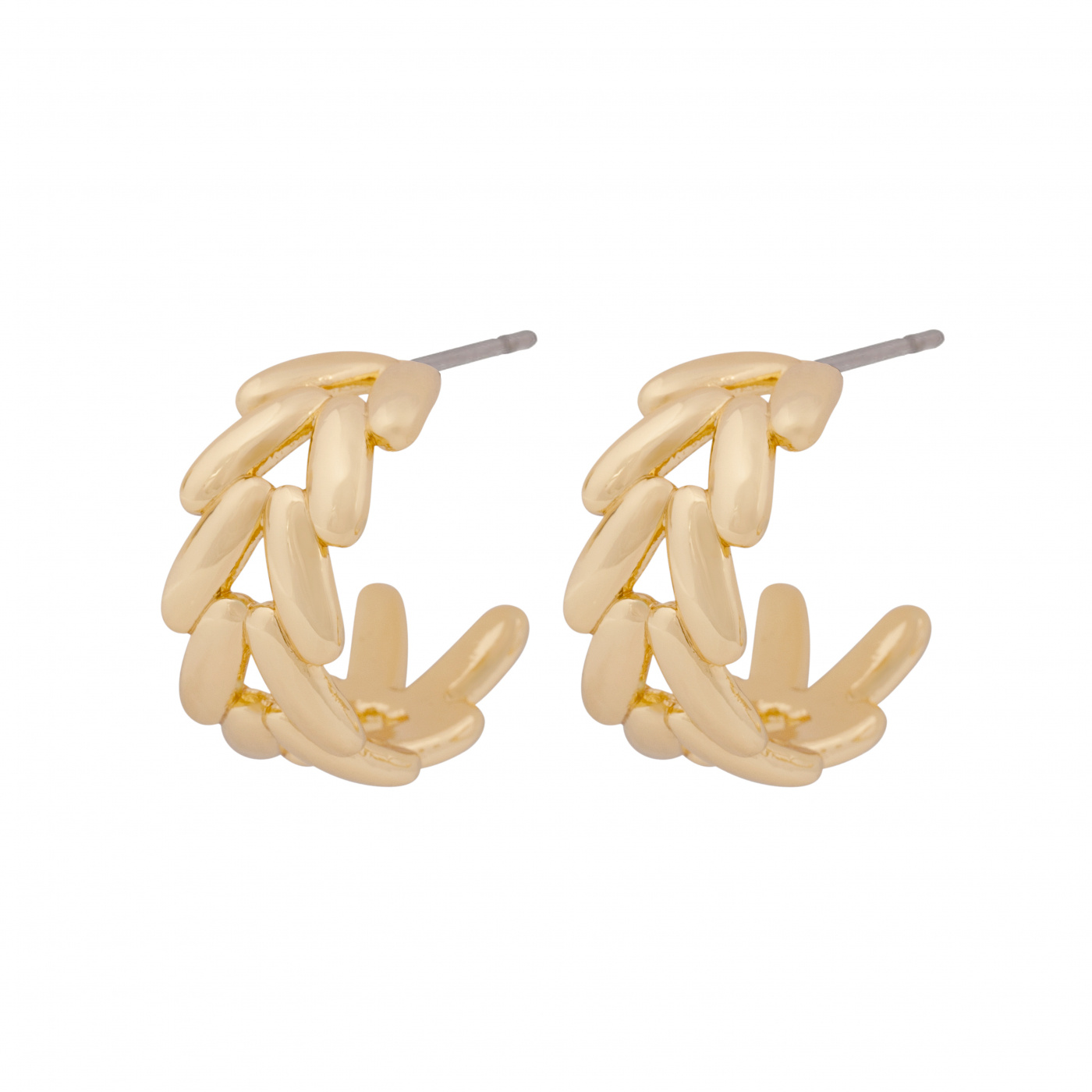 Liddy big pin Earring Gold