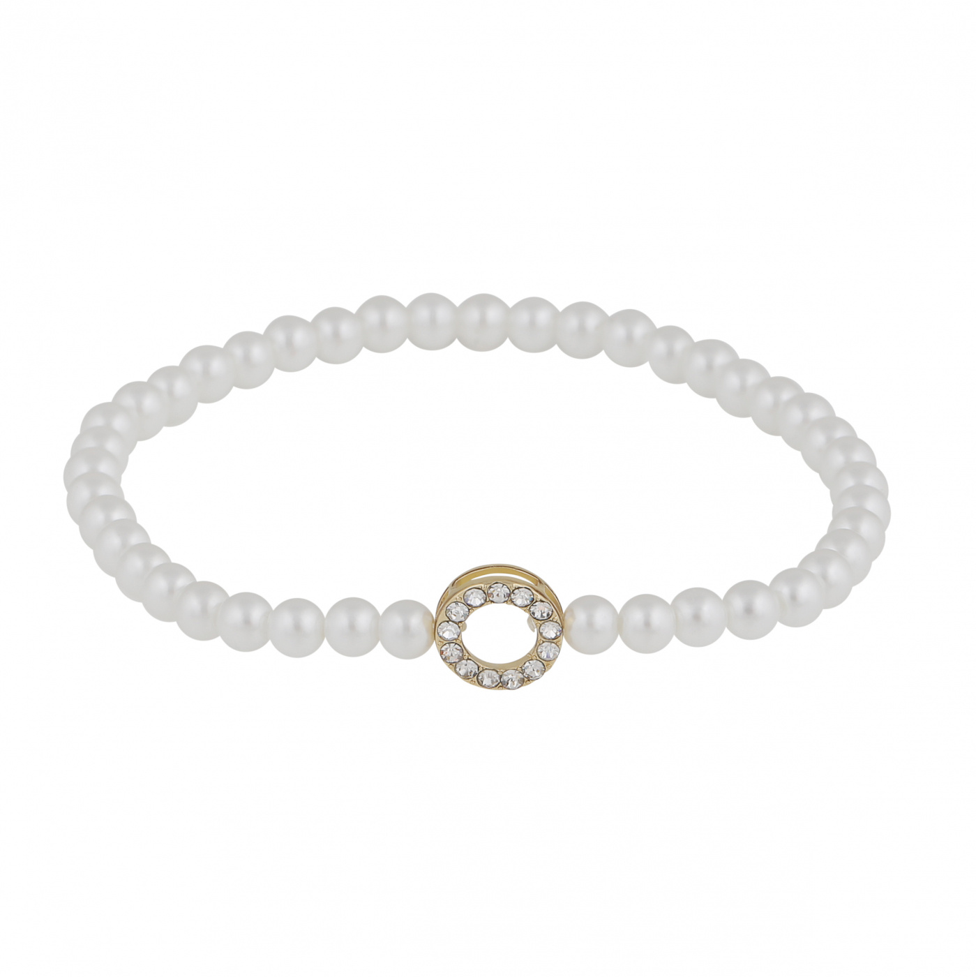 Callie elastic pearl Bracelet Gold