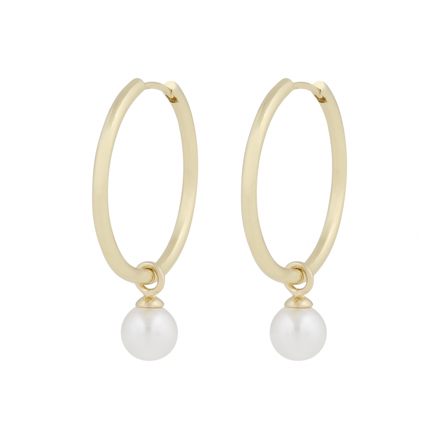 Karan pendant ring Earrings Gold