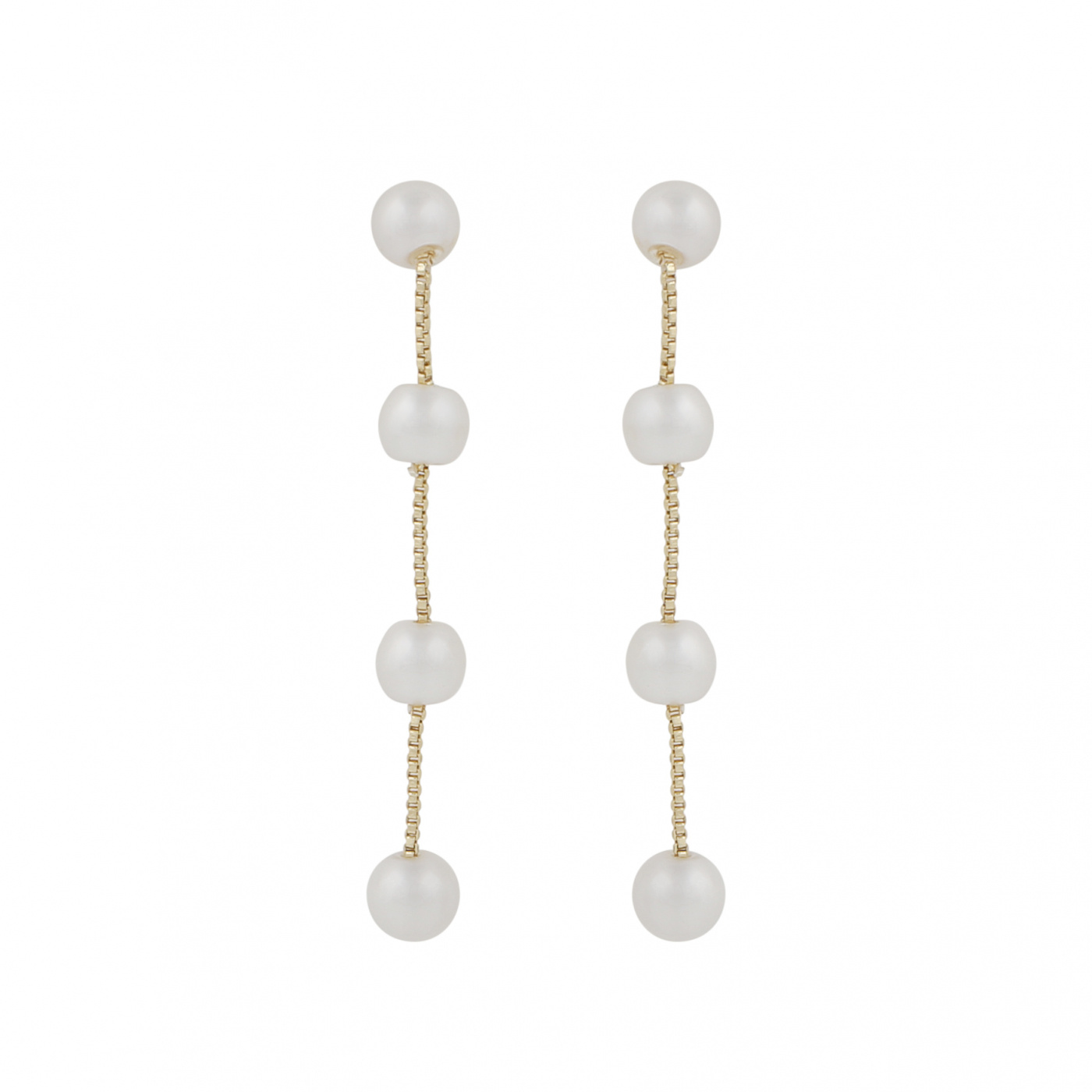 Karan chain Earrings Gold