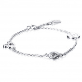 Mini Love Armbanden Zilver 17-19 cm