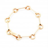 Ring Chain Armbanden goud