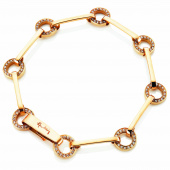 Ring Chain & Stars Armbanden goud