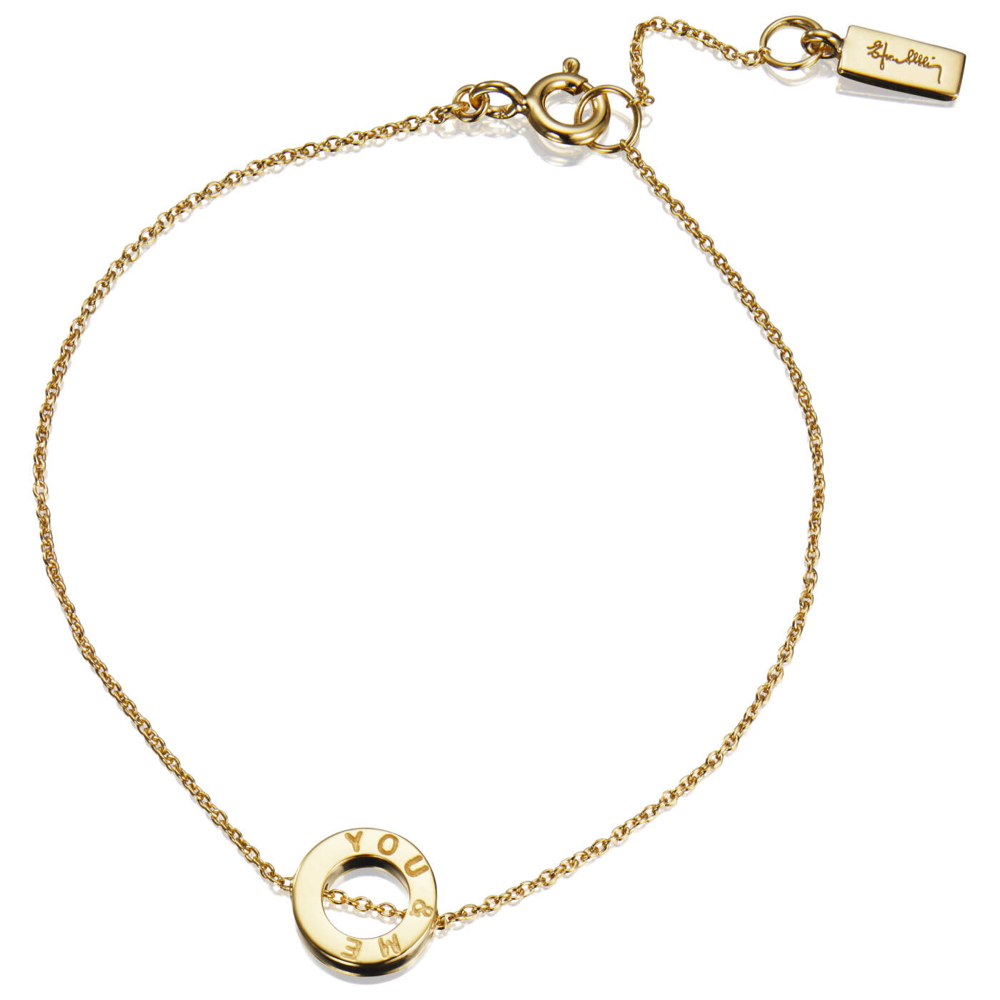 Mini Me You & Me Armbanden goud 17-19 cm
