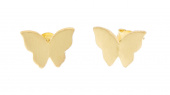Butterfly Oorbel goud