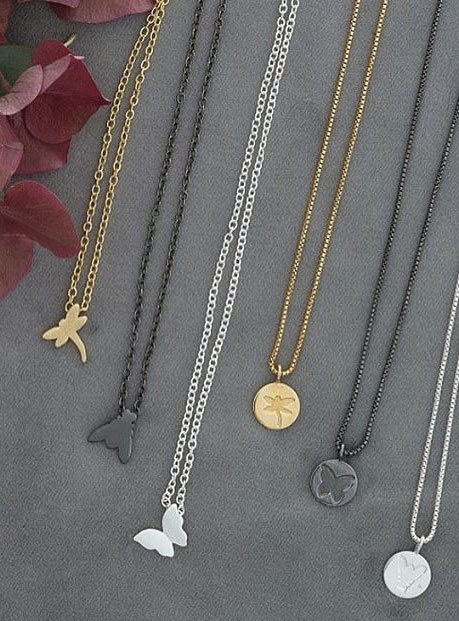 Butterfly Kettingen Zilver 40-45 cm