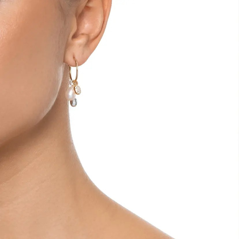 Love Bead Charm berlock diamant goud