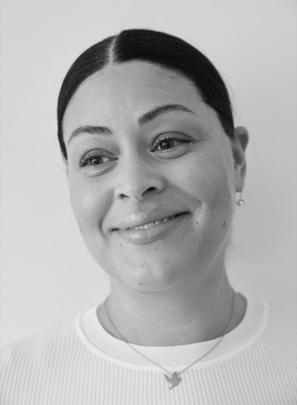 Peace neck Zilver 40-45 cm