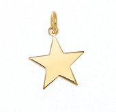 Letters star goud