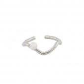 One Pearl ring Zilver