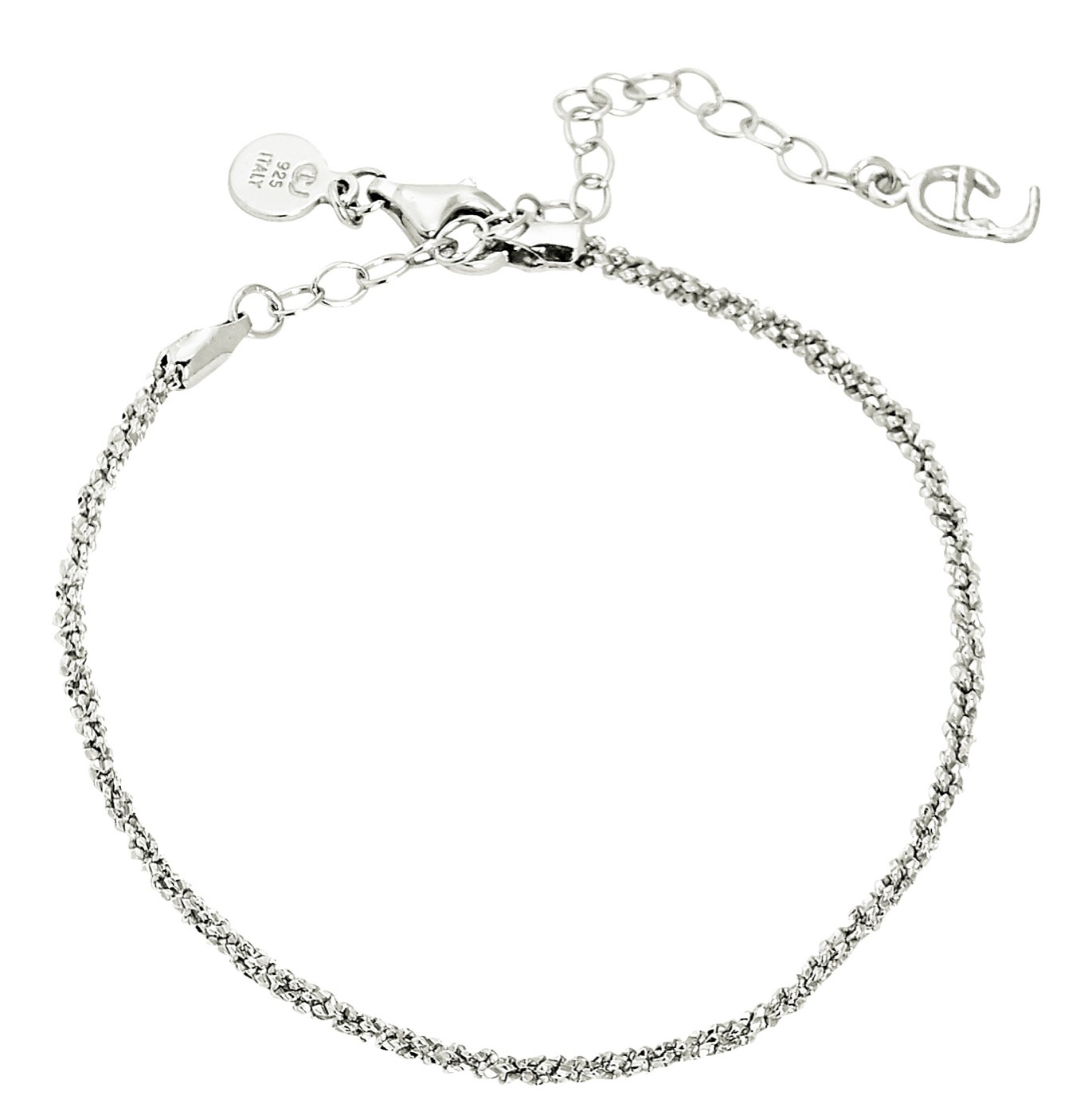 Roof plain brace Armbanden Zilver