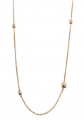 Pearl long chain Kettingen goud 90+5 cm