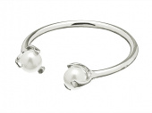 Pearl small ring ONE SIZE Zilver
