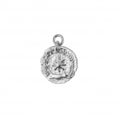 Victory coin pendant Zilver